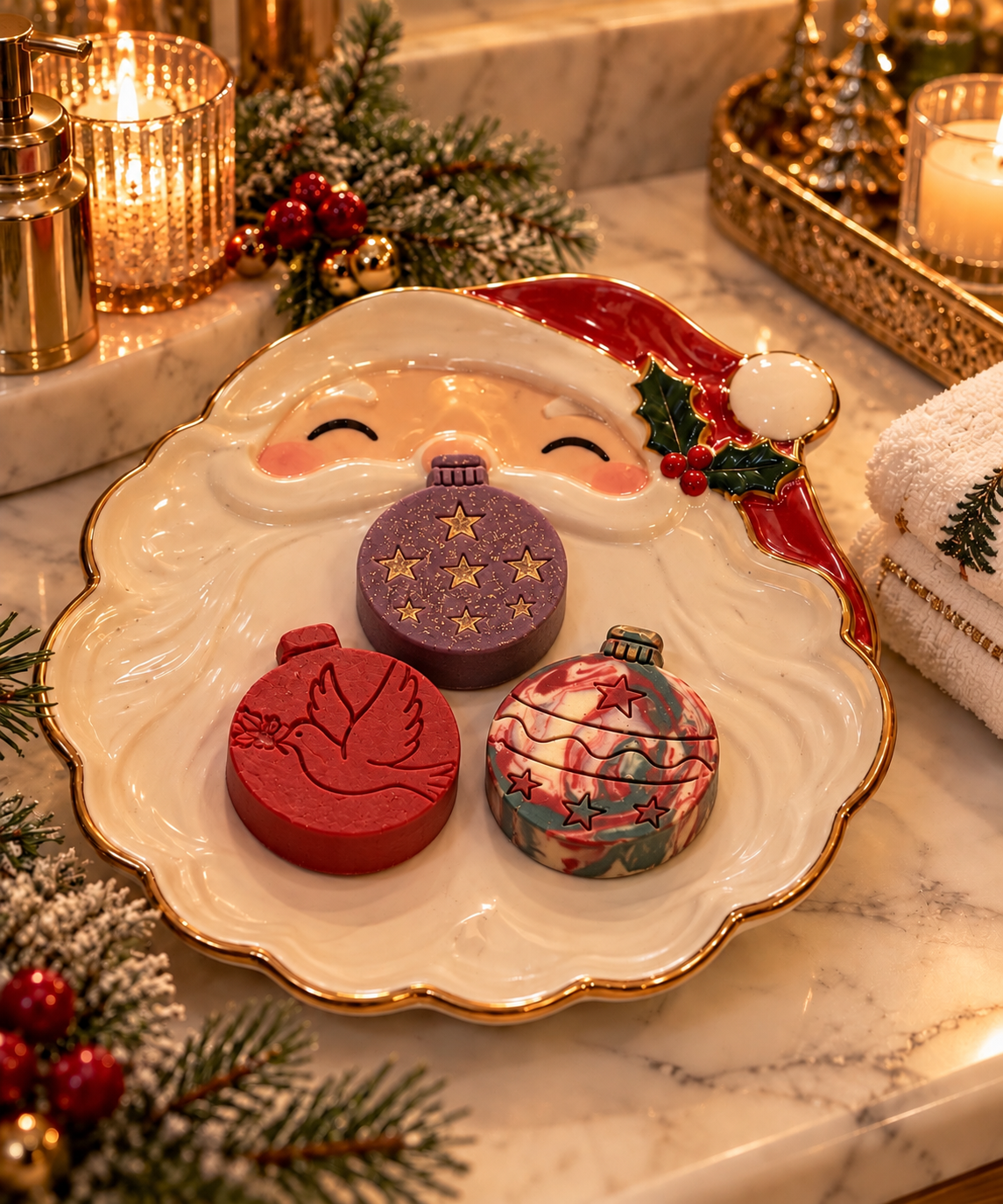Festive Ornament Soap