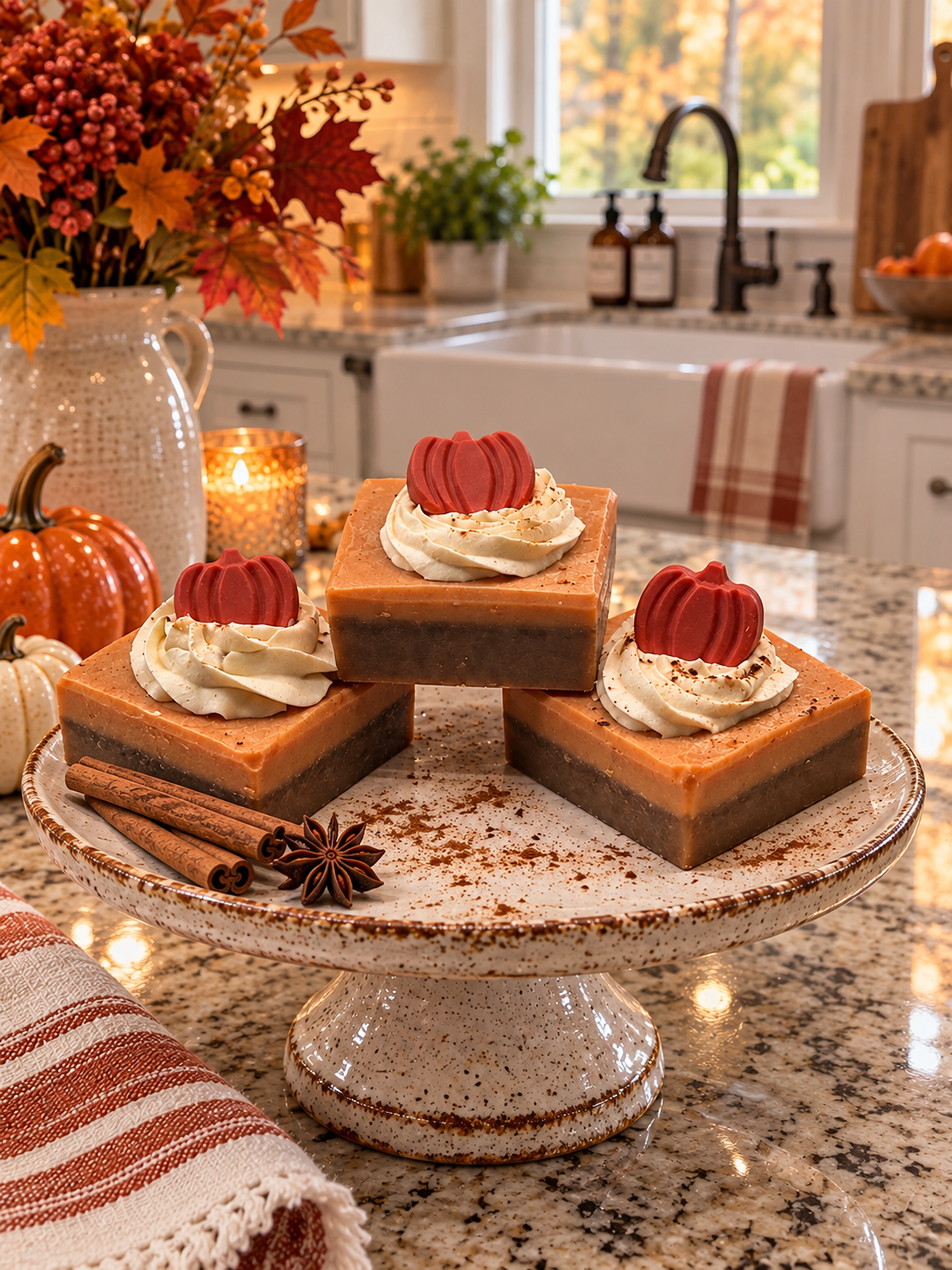 Pumpkin Praline Bars, Pumpkin, Coconut, Spice