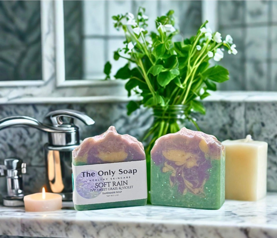 Soft Rain, Ivy, Sweetgrass, & Violet