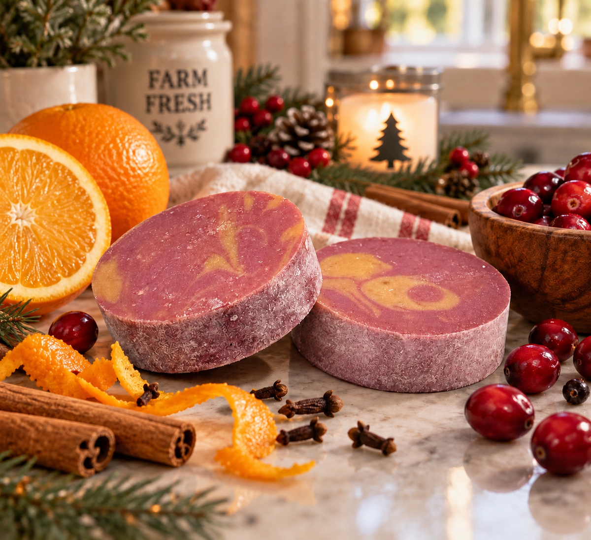 Cranberry Tinsel, Tart Cranberry, Orange Spice, & Fresh Bread