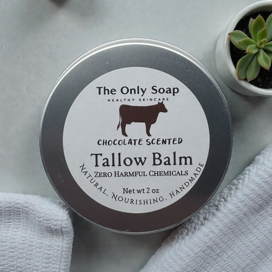 Tallow Balm for Face & Body, Cocoa scented