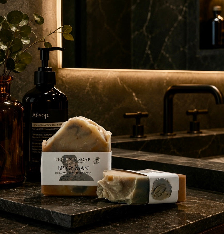 Spicy Man, Cedarwood, Citrus, & Spice