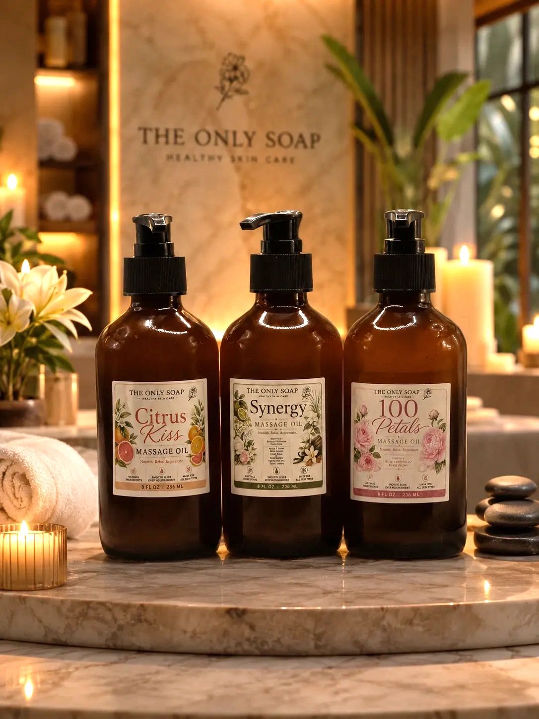 Massage Oil, Silky, lightweight & absorbs beautifully